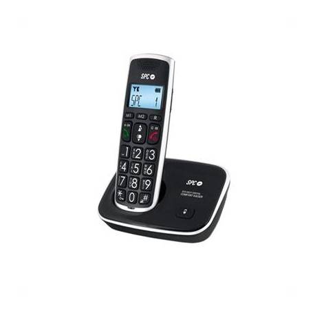 SPC 7608N Telefono DECT CONFORT KAISER Negro