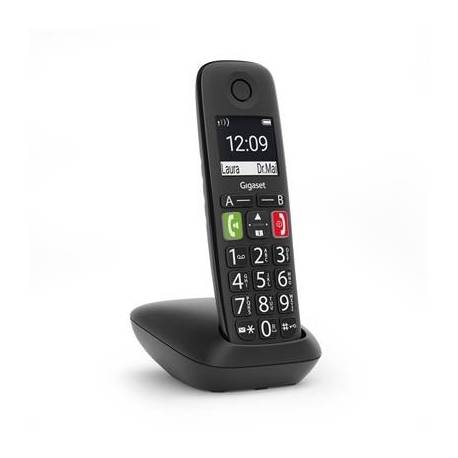 Gigaset E290 Inalámbrico DECT Duo Negro