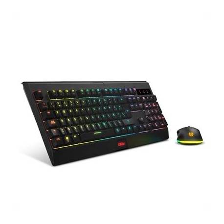 KROM KABALA | Kit Teclado y Ratón Wireless RGB SP
