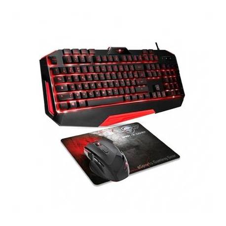 Spirit of Gamer Pack Teclado+ Rato+ Alfombrilla