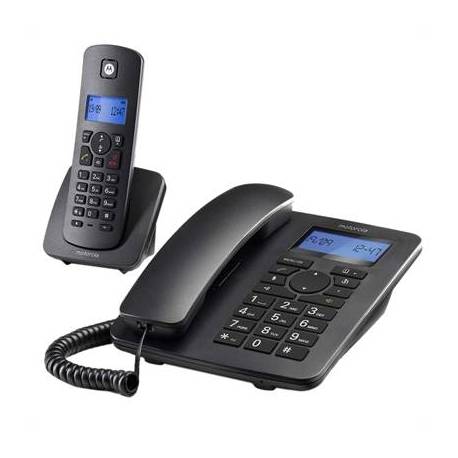 MOTOROLA C4201 Telefono Combo Fijo + DECT Negro