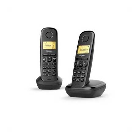 Gigaset A270 Inalámbrico DECT Duo Negro