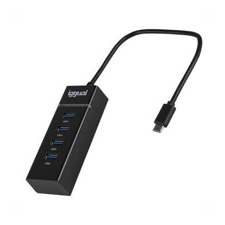 iggual Hub USB 3.0 tipo C x 4 puertos HUB-C-4p