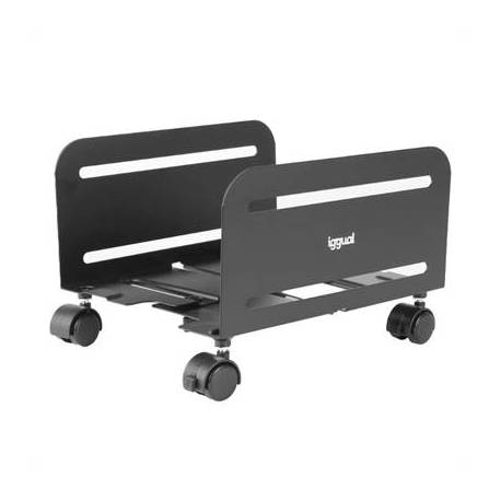 iggual Soporte CPU metálico con ruedas SOP2