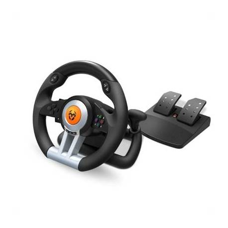 Krom Juego de Volante y pedales K-Wheel Multip.
