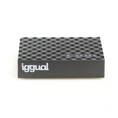 iggual Switch Gigabit 5 puertos 1000 Mbps GES5000