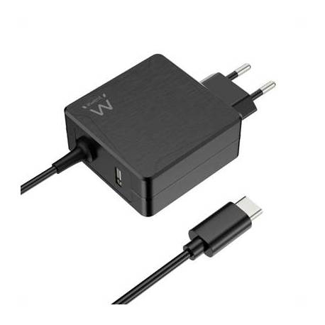 EWENT Cargador USB-CPD 65W + Puerto USB-A