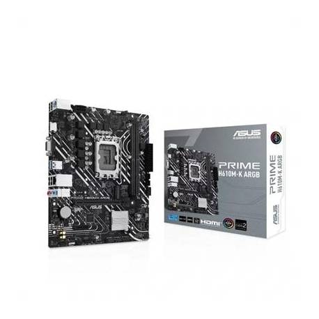 ASUS Placa Base PRIME H610M-K DDR5 ARGB mATX 1700