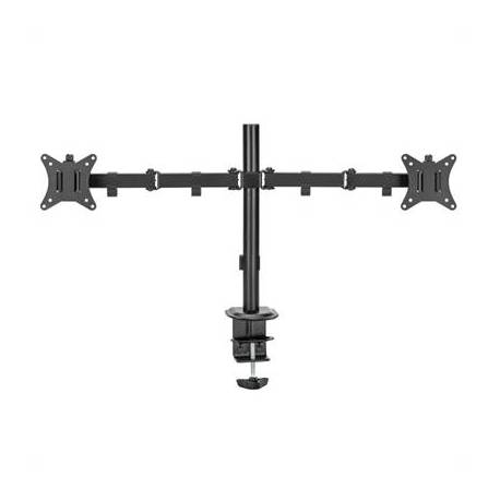 iggual SPM02 Soporte pinza 2 monitores 17'-32'