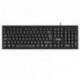 NILOX Kit Teclado+raton NXKME0011 Usb NEgro