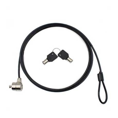 Nilox Cable de Seguridad Doble Llave 1.8 M, Negro