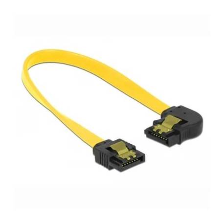 Delock Cable SATA 6 Gb/s recto a ángulo izquierdo
