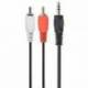Gembird Cable Audio MJACK RCA M/M 5 Mts