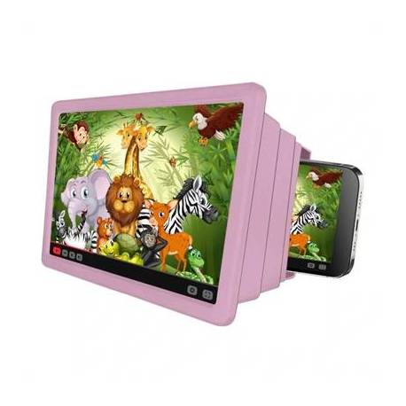 Celly amplificador de pantalla para niños Rosa