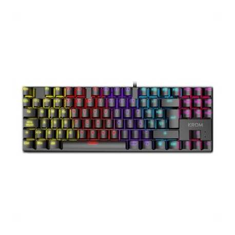 KROM Teclado Gaming NXKROMKASICTKL TKL RAINBOW