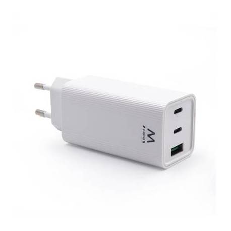 EWENT Cargador carga rapido 65w usb-c y usb-a