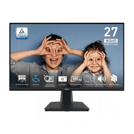 MSI MP275Q Monitor 27' IPS WQHD100h VGA HDMI MM