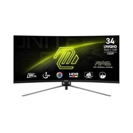 MSI MAG345CQR Monitor34'Gaming WQHD 180h DP HDMI C