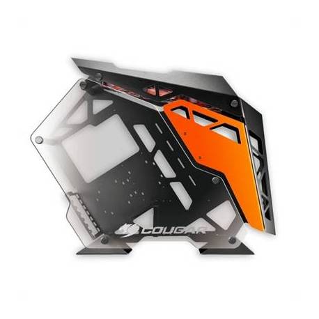 Cougar Caja Miditorre Conquer Cristal Templado