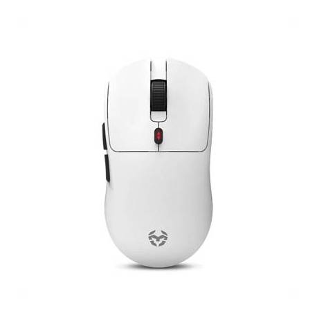KROM KLEVER Raton gaming superligero wireless Blco