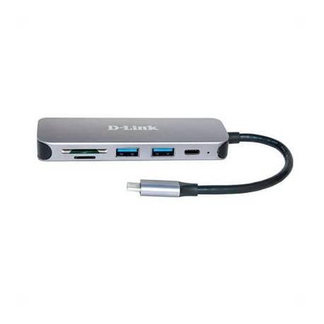 D-Link DUB-2325 5-in-1 USB-C Hub Card Reader
