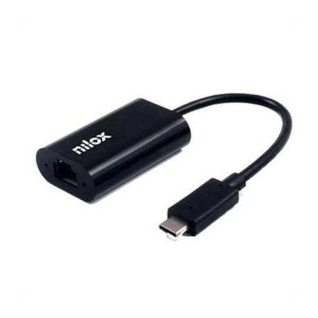 Nilox Adaptador usb-c a rj45 Gigabit