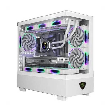 Keep Out Caja M-atx XC-301W 3FANS Usb3.0 White