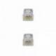 Nanocable Latiguillo Cat. 6A LSZH/UTP 1,5 M Gris