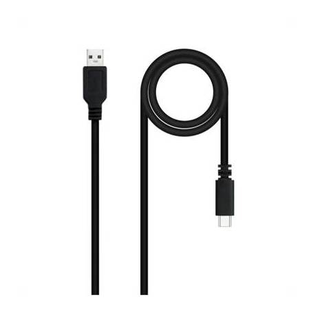 Nanocable Cable USB 2.0 3A USB-C-M/M 1.5M Negro