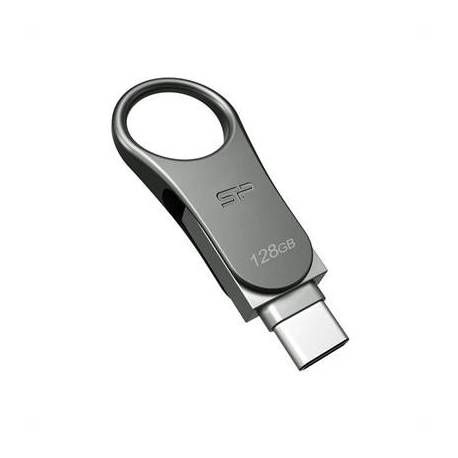 SP Lapiz USB C80 USB-C 3.2 128GB Dual Metalico