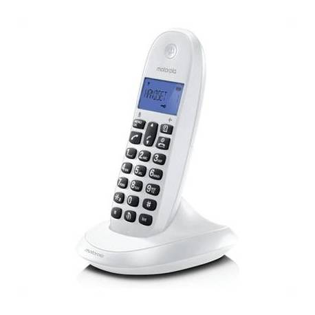 MOTOROLA C1001 CB+ Telefono DECT Blanco