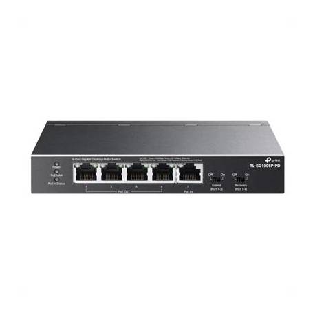 TP-Link TL-SG1005P-PD Switch 1xPoE++ In 4xPoE+ Out