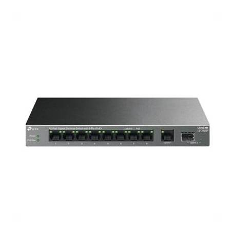 TP-Link LS1210GP Switch 8xG PoE+ 1xGb 1xSFP 61W