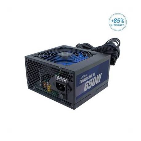 COOLBOX FUENTE ALIM. ATX POWERLINE3 650W 85%EFI