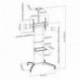 EWENT EW1539 Soporte suelo con ruedas tv 37' a 70'
