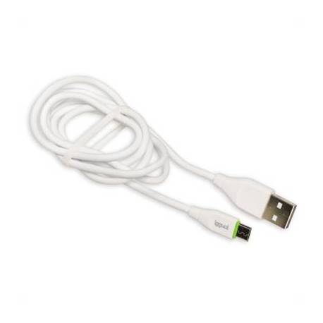 iggual cable USB-A/micro-USB 100 cm blanco