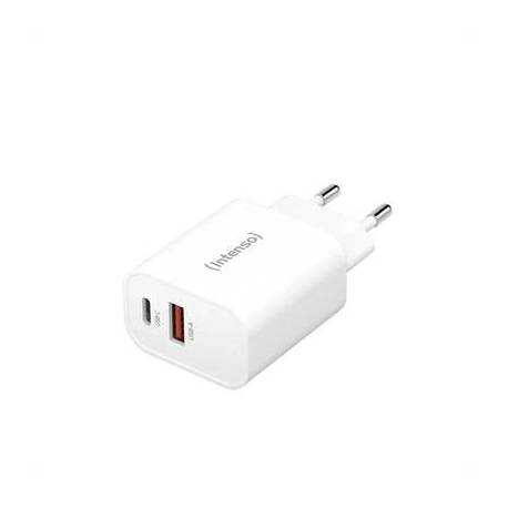 Intenso | Cargador pared W30AC|1xUSB-A 1xUSB-C
