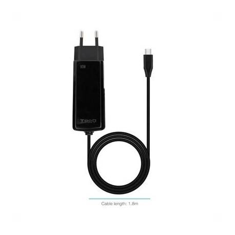 Tooq Cargador portátil GAN USB-C PD 90W Cúbico