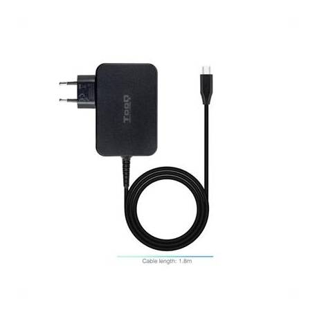 Tooq Cargador portátil GAN USB-C PD 100W Negro