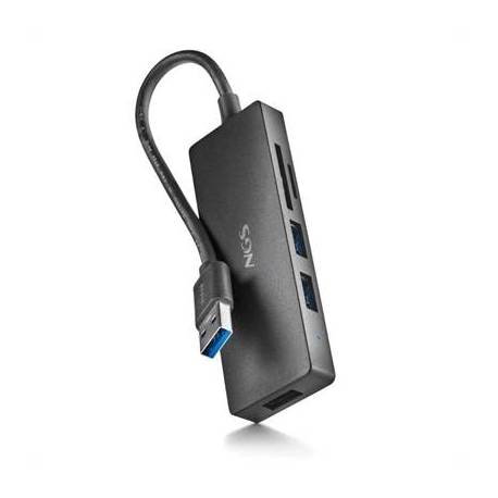 NGS Hub Reader 3.0 con lector de tarjeta