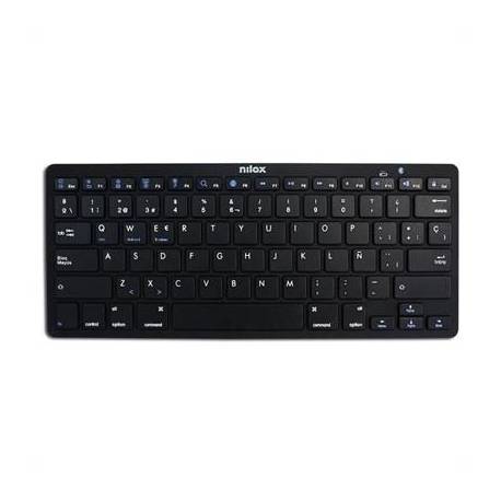 Nilox Teclado NXKB01B Bluetooh, Negro