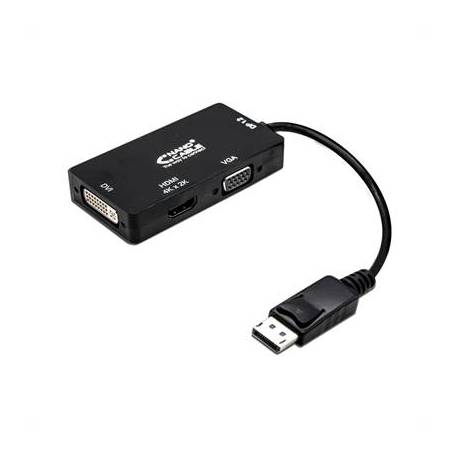 Nanocable Conversor Displayport A VGA/DVI/HDMI