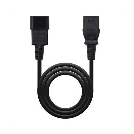 Nanocable Cable Alimentacion CPU, C13/H-C14/M, 3.M
