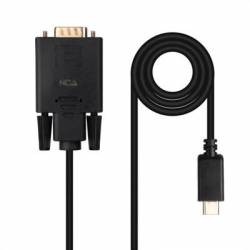 Nanocable Cable Conversor USB-C/M a VGA/M 1,8 M