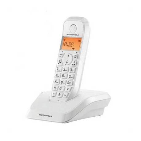 MOTOROLA S1201 Telefono DECT Blanco
