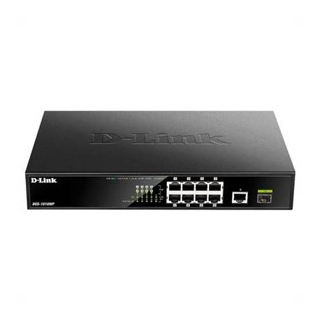 D-Link DGS-1010MP/E Switch 8xG PoE 1xG Up 1xG SFP