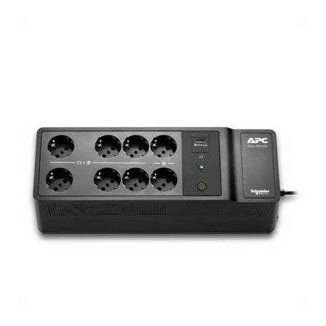 APC Back-UPS 500VA/300W 8 Schuko 1 USB A