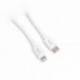 iggual cable USB-C/Lightning 100 cm blanco Q3.0 3A