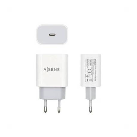 Aisens Cargador 20W USB-C PD3.0 1xUSB-C Blanco