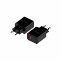 Aisens Cargador 20W USB-C PD3.0 USB-A QC3.0 Negro